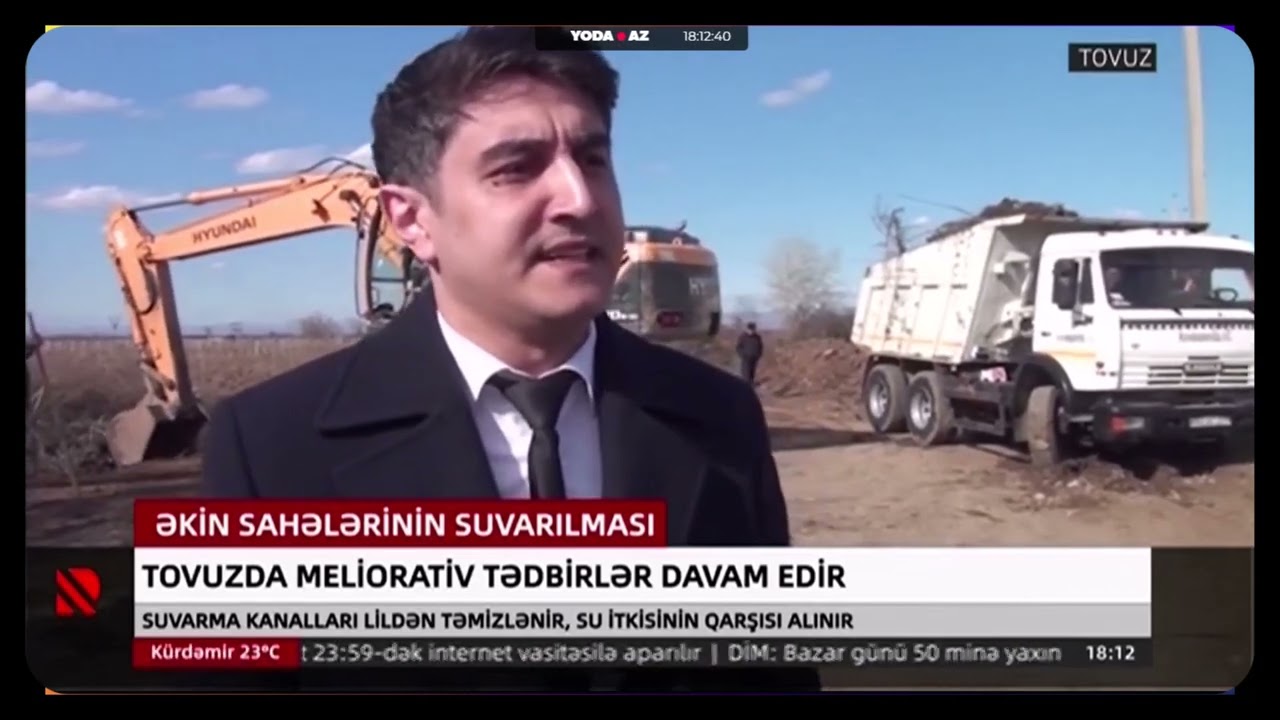Tovuzda meliorativ tədbirlər davam edir