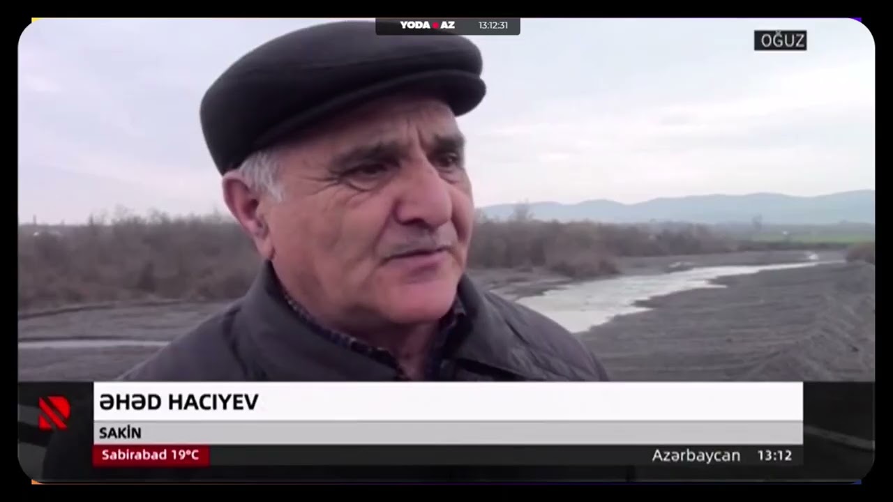Oğuz rayonu sel sularından qorunur