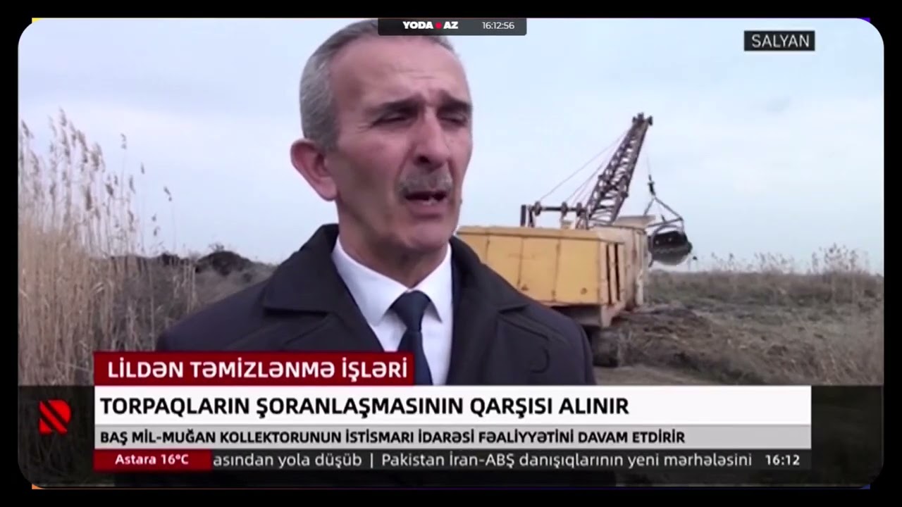 Salyanda torpaqların şoranlaşmasının qarşısı alınır