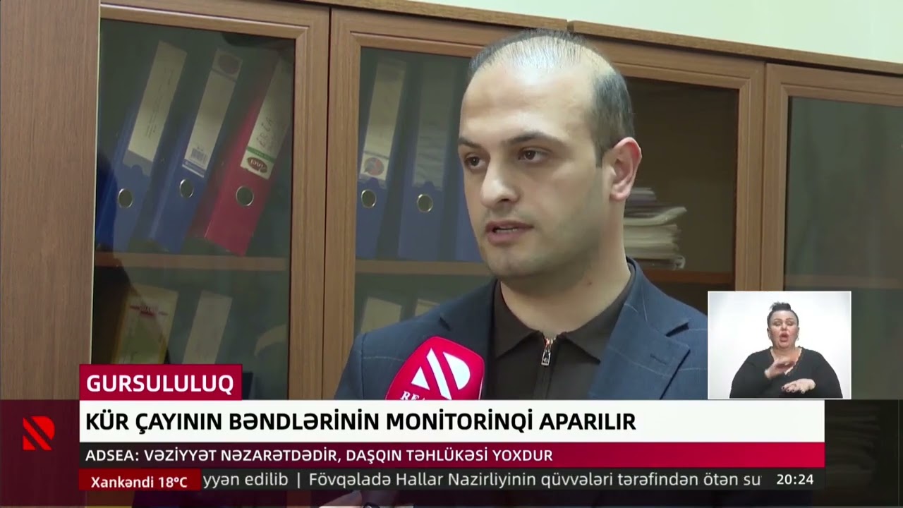 Kür çayının bəndlərinin monitorinqi aparılır