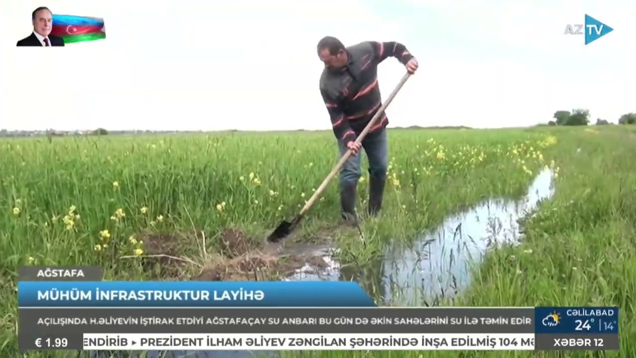 Ulu Öndərin açılışında iştirak etdiyi Ağstafaçay su anbarı bu gün də sakinlərin köməyinə çatır