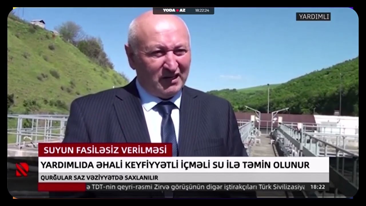 Yardımlıda əhali keyfiyyətli içməli su ilə təmin olunur