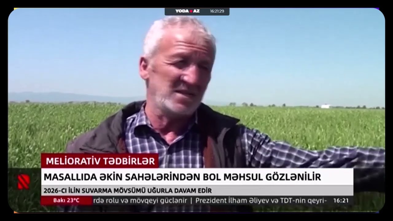 Masallıda 2026-cı ilin suvarma mövsümü uğurla davam edir