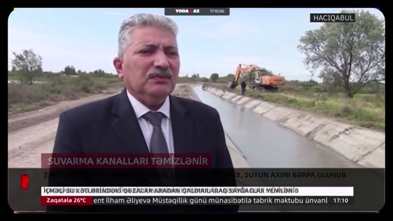 Hacıqabulda 7 min ha-dan çox ərazidə kanal lildən təmizlənib