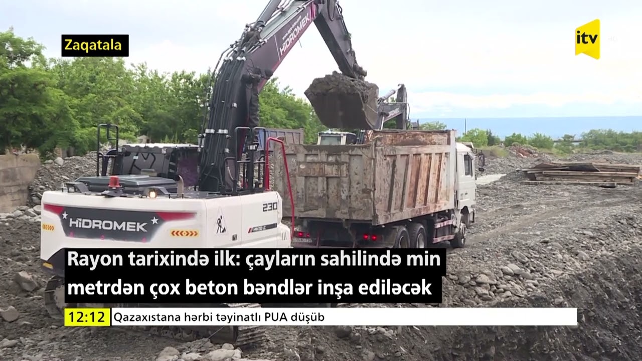 Rayon tarixində ilk çay sahilində böyük bənd layihəsi