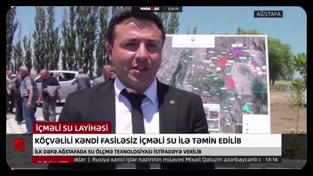 İlk dəfə Ağstafada su ölçmə texnologiyası istifadəyə verilib