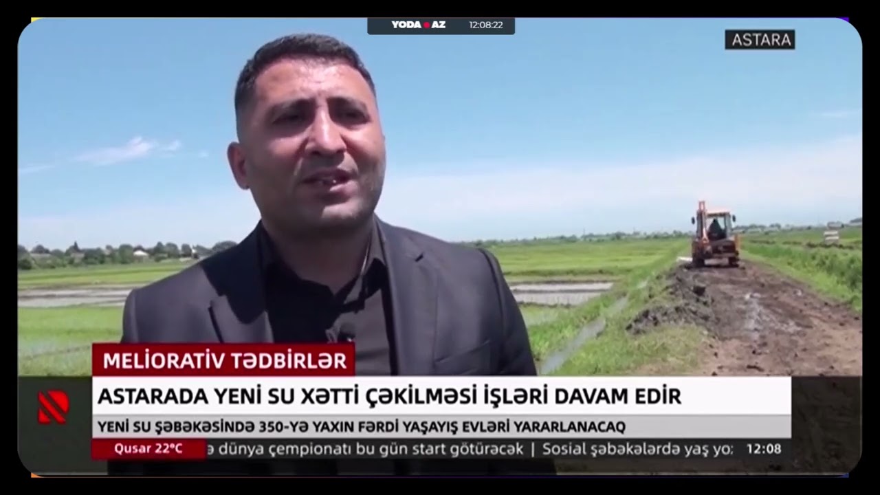 Astarada yeni su xətti çəkilməsi işləri davam edir
