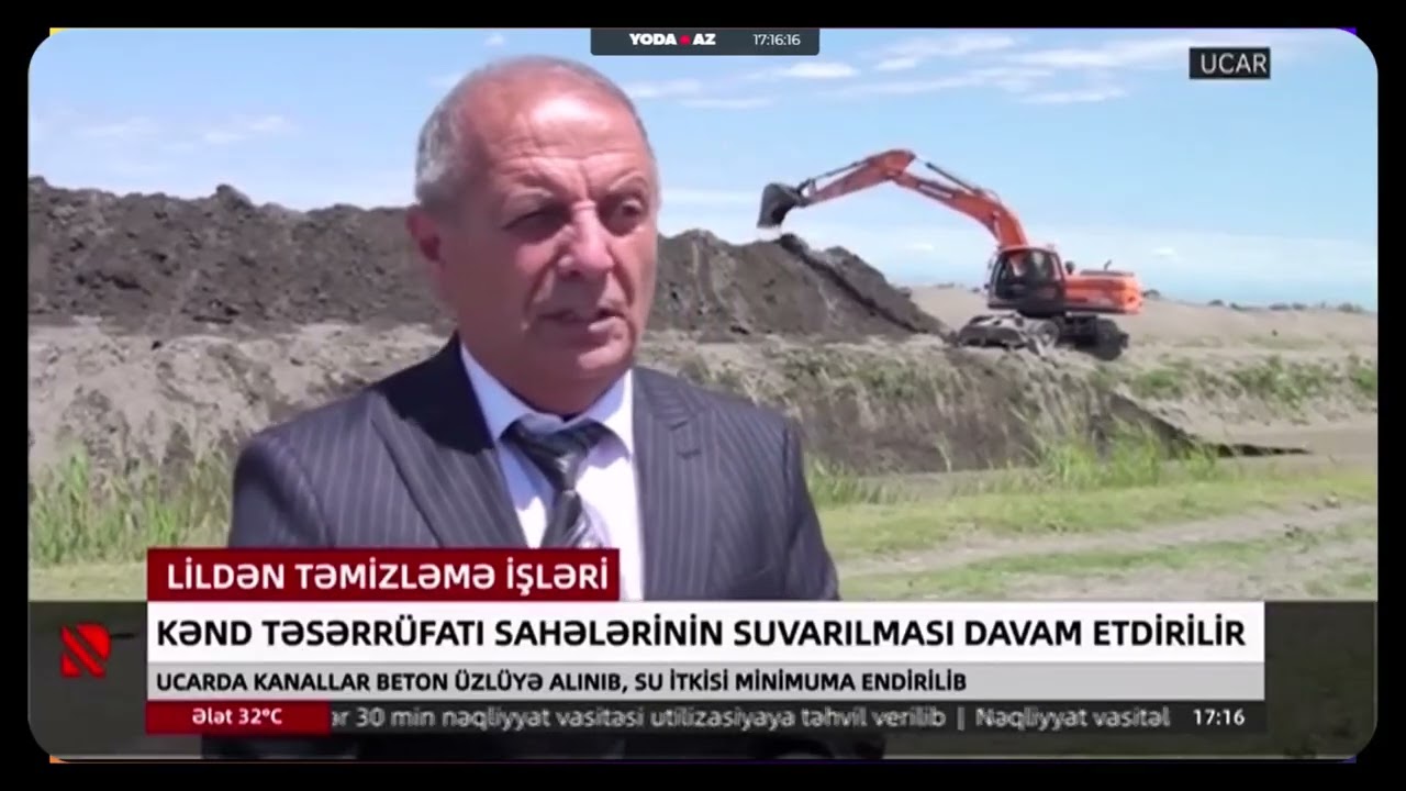 Ucarda kənd təsərrüfatı sahələrinin suvarılması davam etdirilir