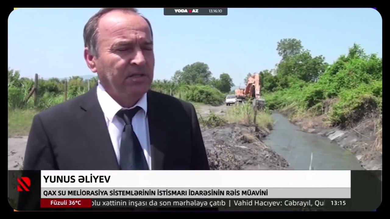 Qaxda dağ çaylarının nəzarətdə saxlanması üçün işlər görülür