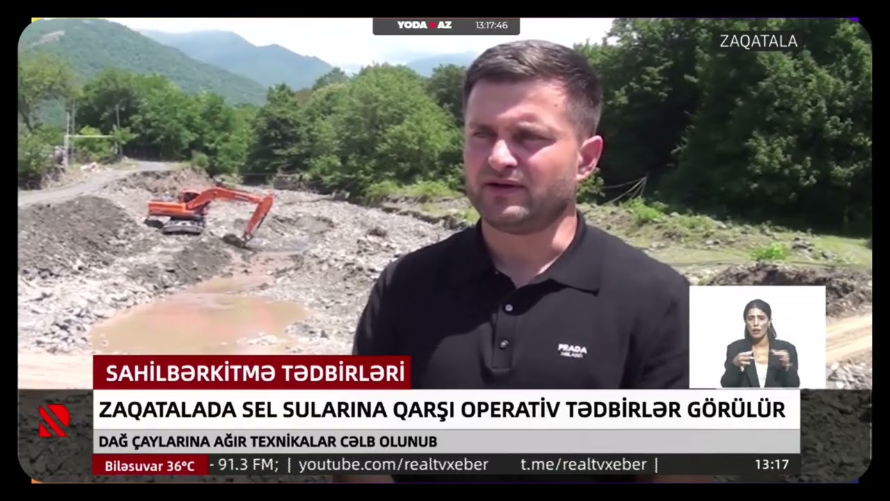 Zaqatalada sel sularına qarşı operativ tədbirlər görülür
