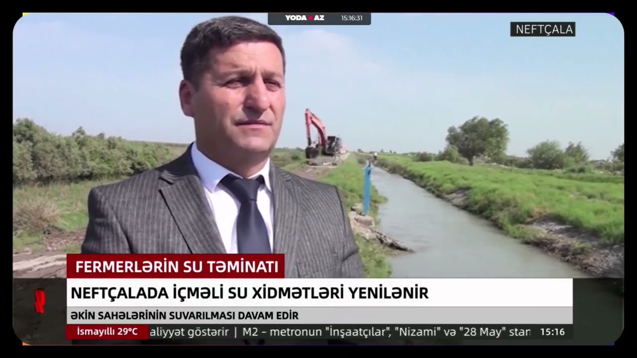 Neftçalada içməli su xətləri yenilənir