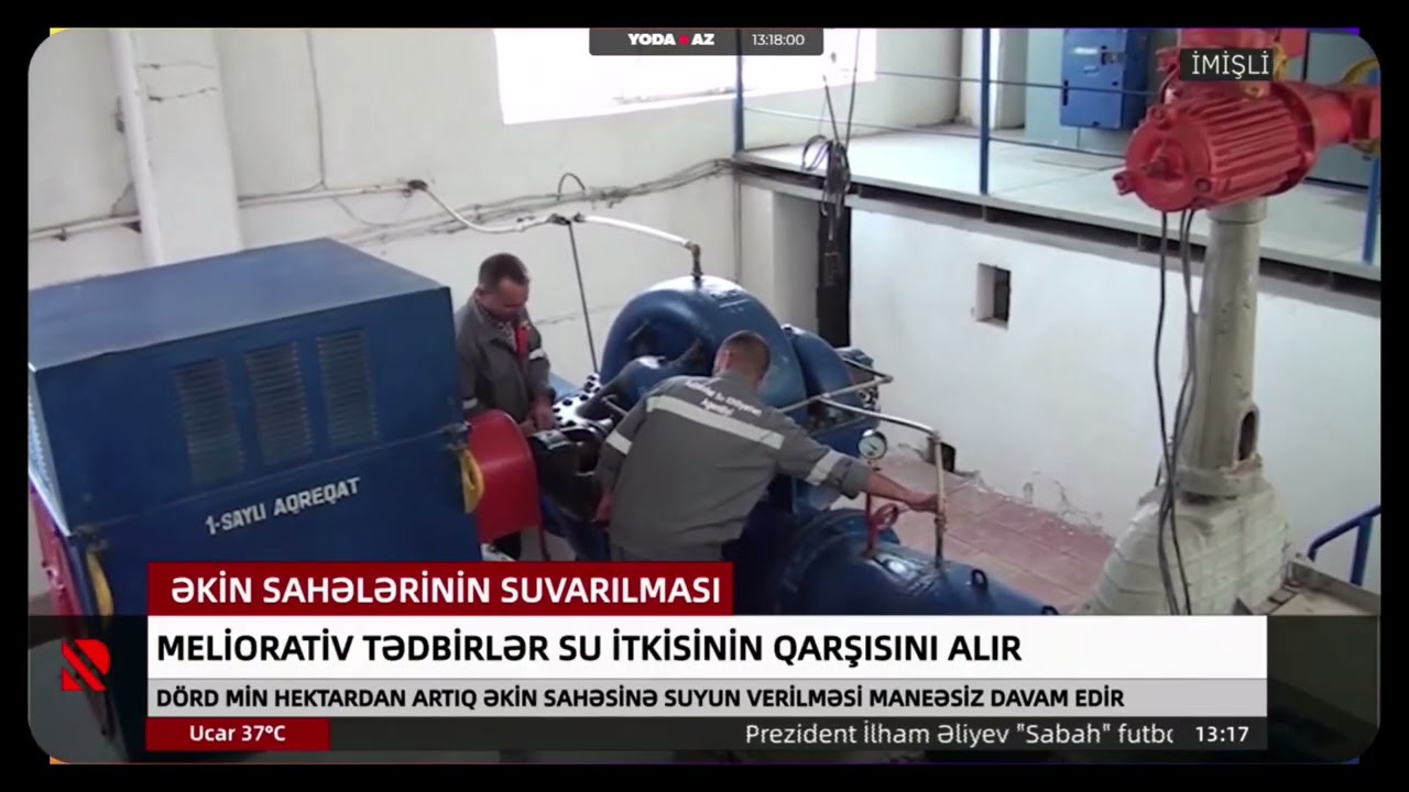 Cəbrayılda meliorativ tədbirlər su itkisinin qarşısını alır