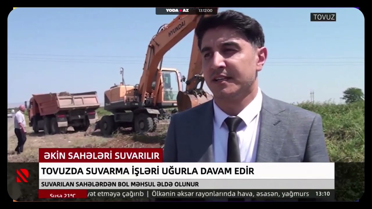 Tovuzda suvarma işləri uğurla davam edir