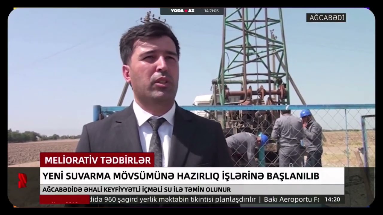 Ağcabədidə yeni suvarma mövsümünə hazırlıq işlərinə başlanılıb