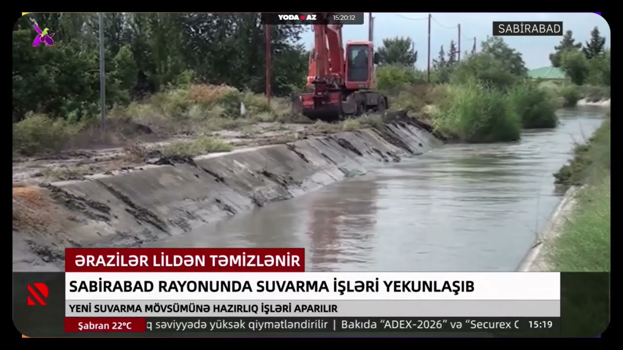 Sabirabad rayonunda suvarma işləri yekunlaşıb