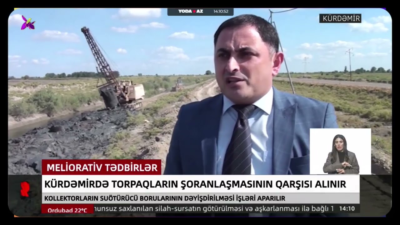 Kürdəmirdə torpaqların şoranlaşmasının qarşısı alınır