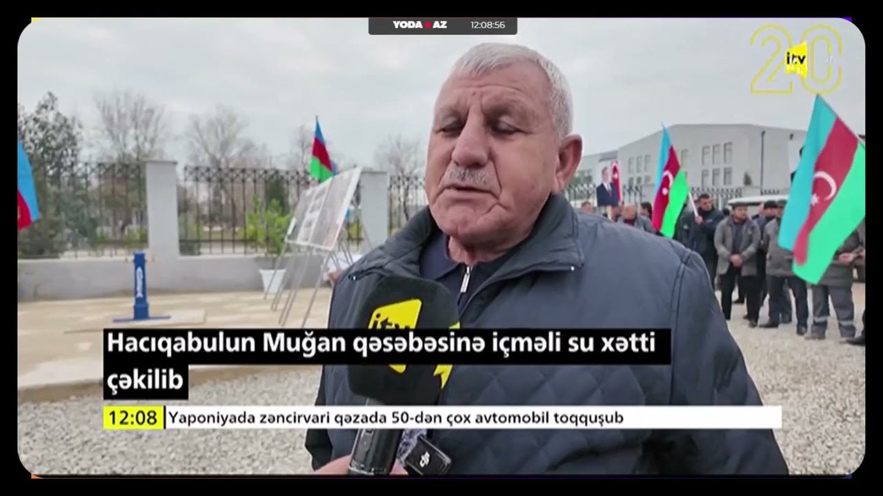 Hacıqabulun Muğan qəsəbəsinə içməli su xətti çəkilib