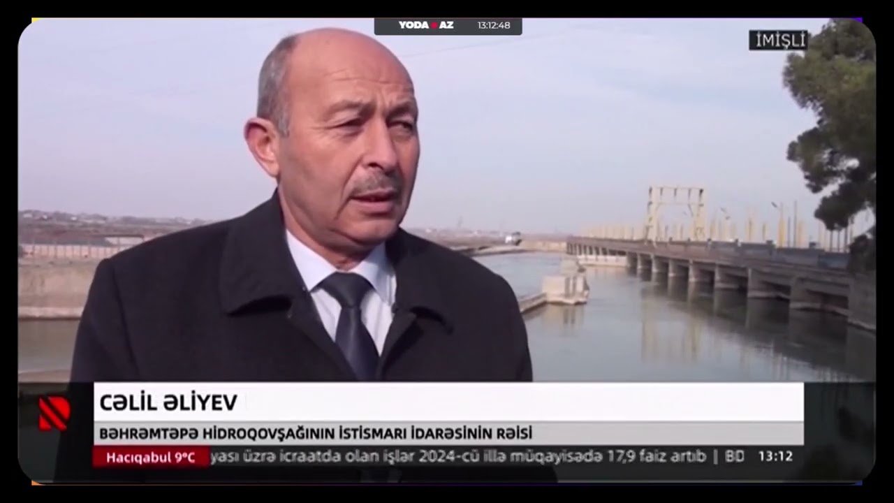 Bəhrəmtəpə Hidroqovşağında yenidən qurma işləri davam edir