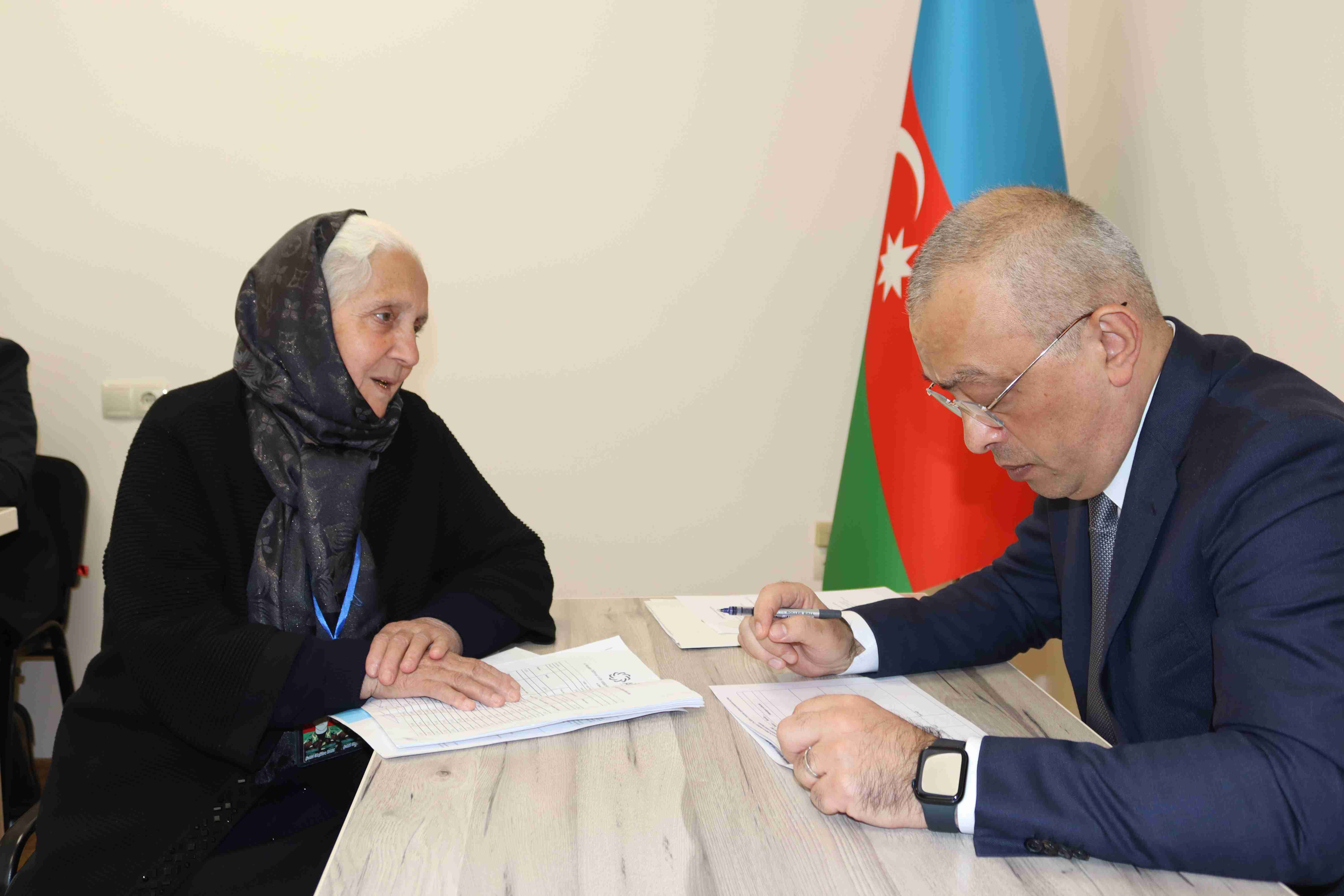 Azərbaycan Dövlət Su Ehtiyatları Agentliyinin sədri Zaur Mikayılov Xankəndi şəhərində vətəndaş qəbulu keçirib